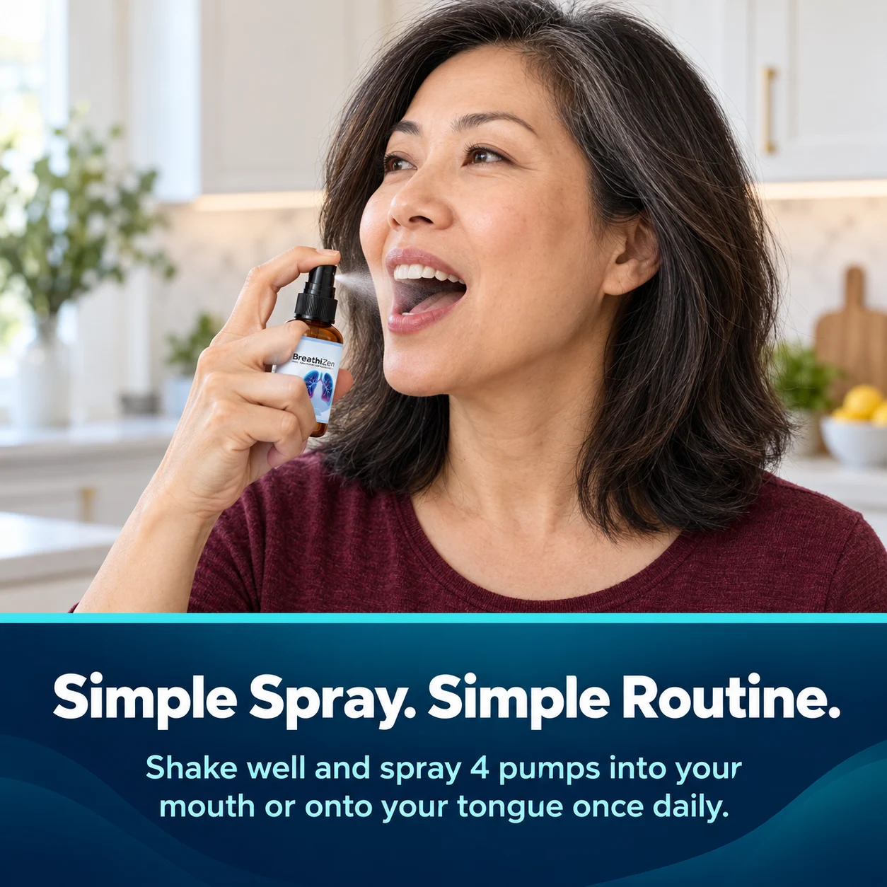 Using BreathiZen Spray